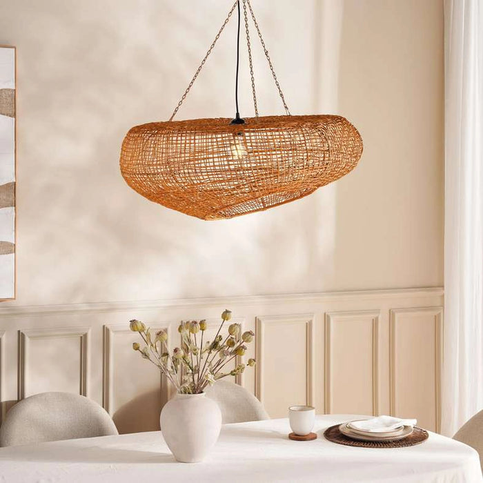 Sorento E-27 Handmade Vine Pendant Lamp 80X30Cm - Natural
