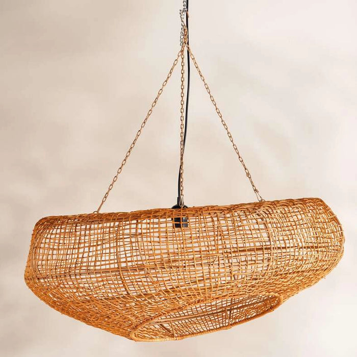 Sorento E-27 Handmade Vine Pendant Lamp 80X30Cm - Natural