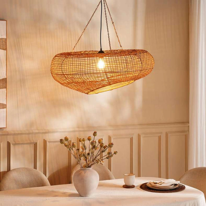 Sorento E-27 Handmade Vine Pendant Lamp 80X30Cm - Natural