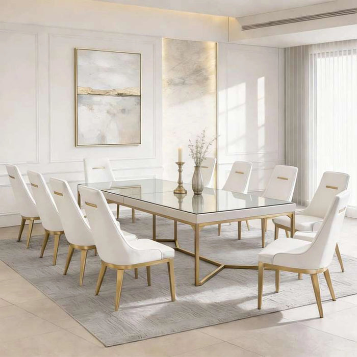 Sovanti 10-Seater Dining Table - Beige