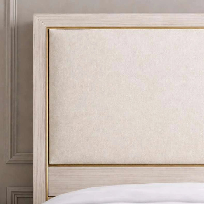 Sovanti King Bed 180X200Cm - Beige