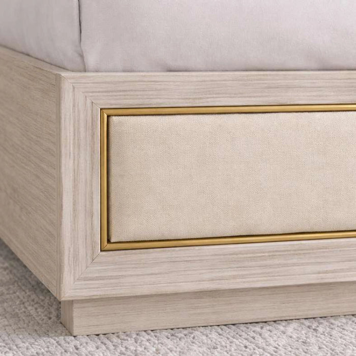Sovanti King Bed 180X200Cm - Beige