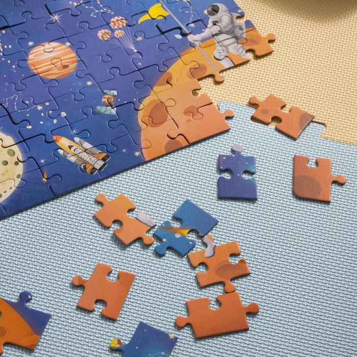 Space 100-Piece Puzzle And Story Book