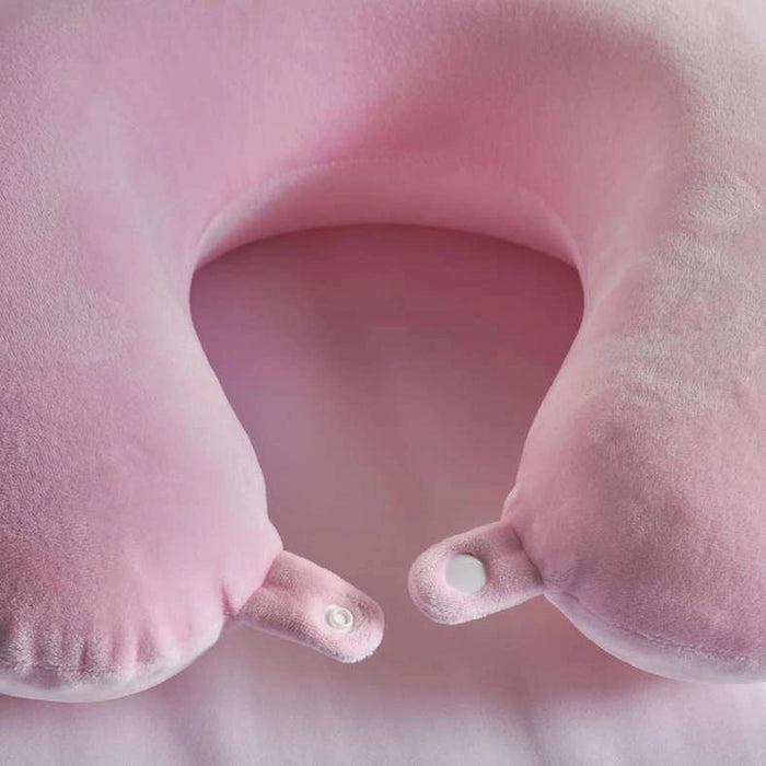 Sparco Memory Foam Neck Pillow -Rose Pan Home