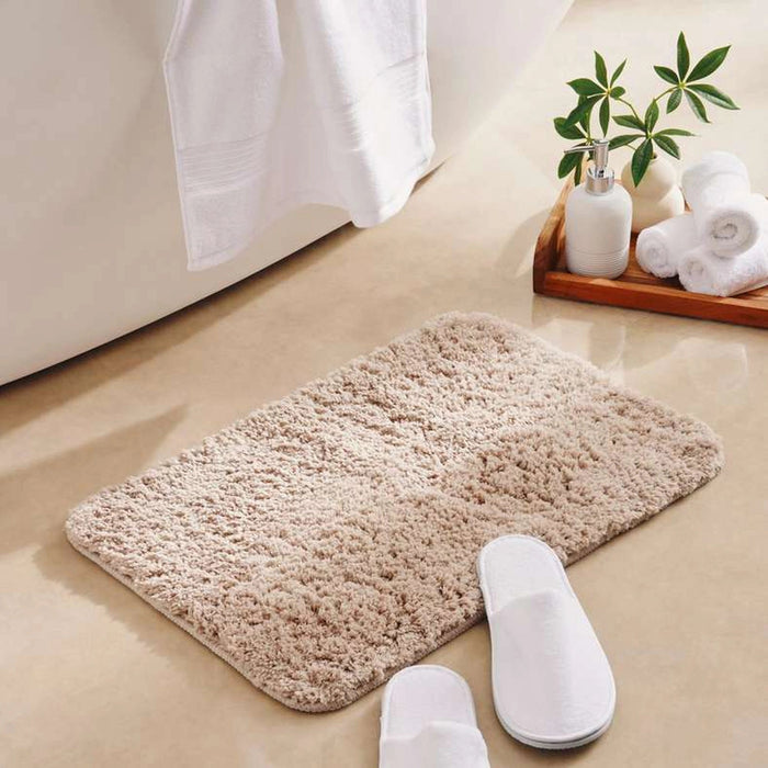 Sparta Microfiber Bathmat -Beige Pan Home