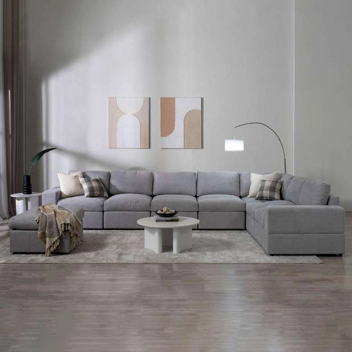 Specialty Left Arm Sofa - Grey