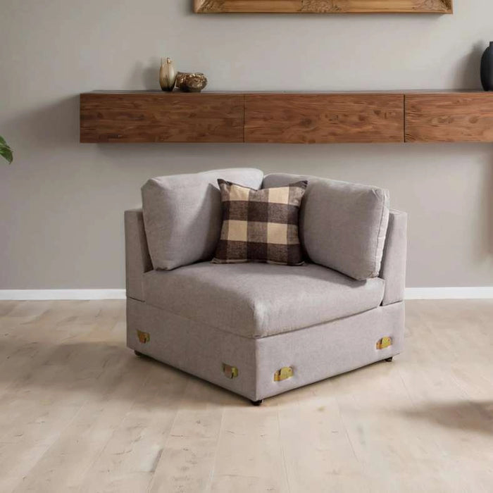 Specialty Single Seater Corner Sofa - Grey