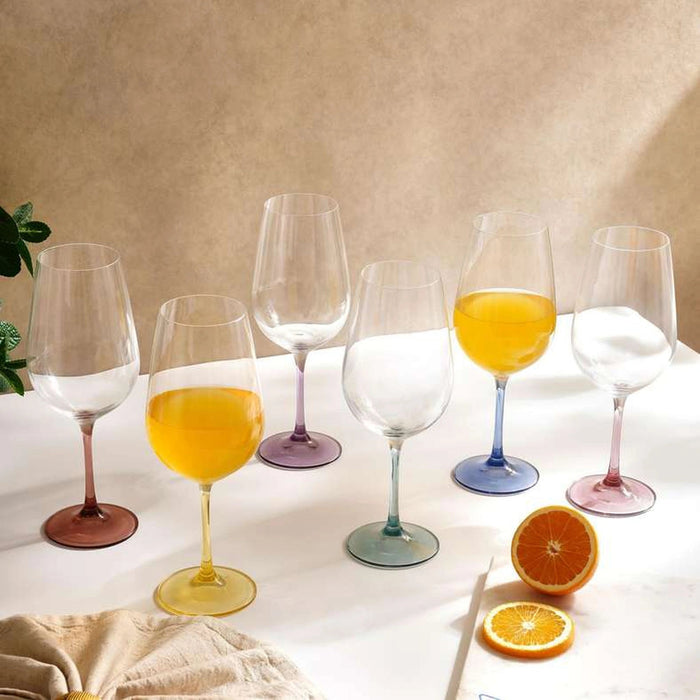 Spectrum 6-Piece Stemware Crystal Glass Set 550Ml -Clear Pan Home