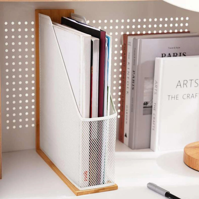 Spectrum File/Magazine Holder 9X26.5X33Cm - White
