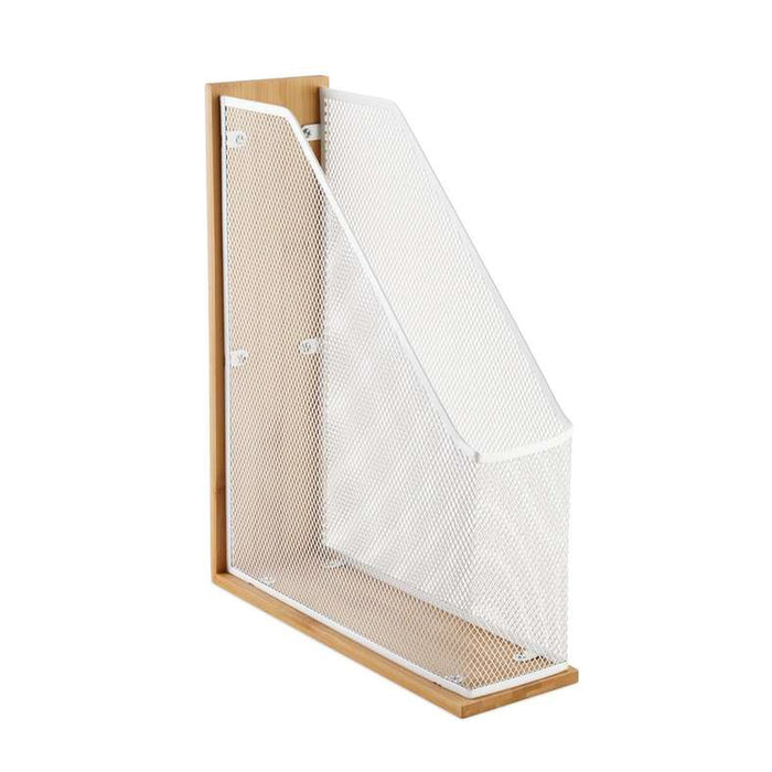 Spectrum File/Magazine Holder 9X26.5X33Cm - White