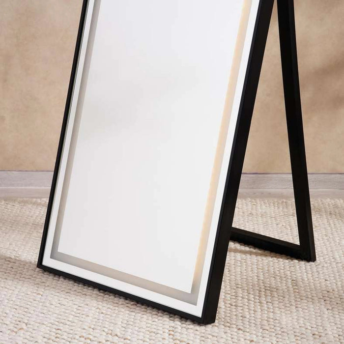Spectrum Led Floor Standing Mirror 149X4X48Cm - Clear