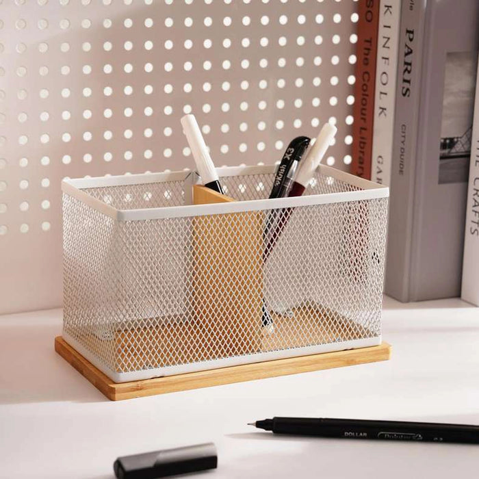 Spectrum Pen Holder 19X10X10Cm -White