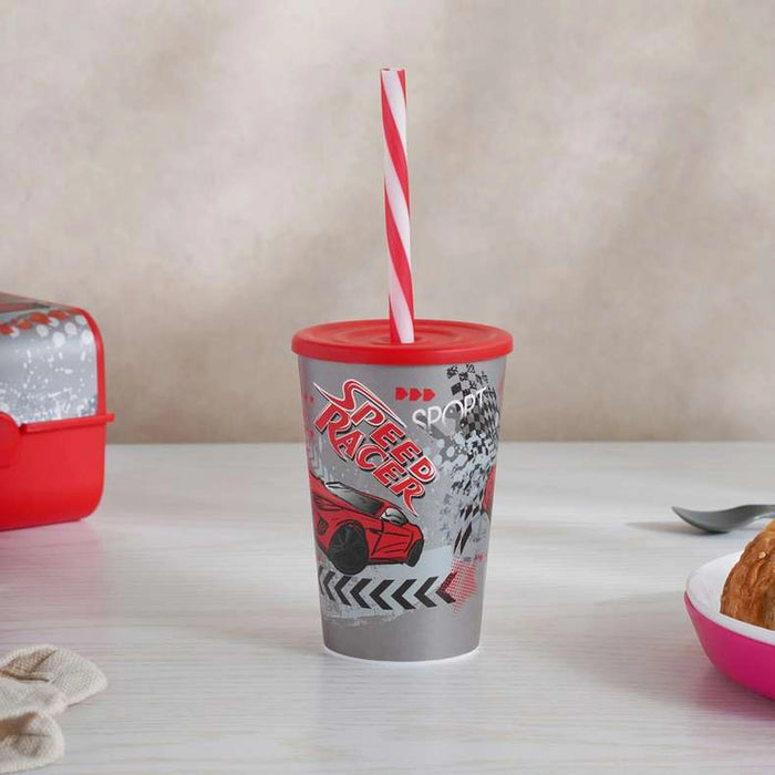 Speed Racer Sipper Cup 340Ml - Red