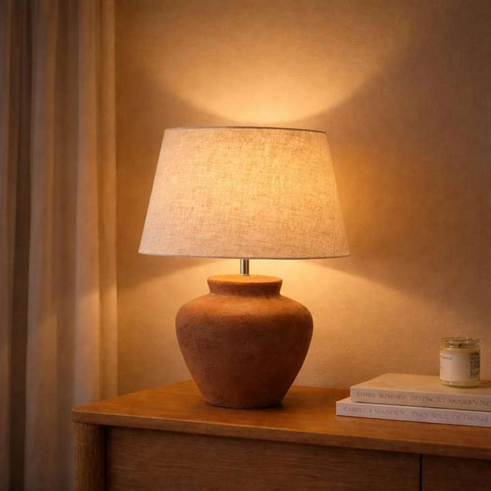 Spence E27 Ceramic Table Lamp 42X48.5Cm - Brown