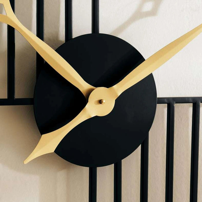 Spencer Metal Wall Clock Dia105Cm - Black