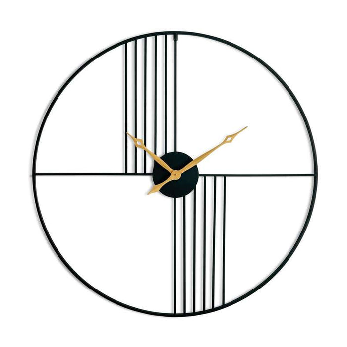 Spencer Metal Wall Clock Dia105Cm - Black