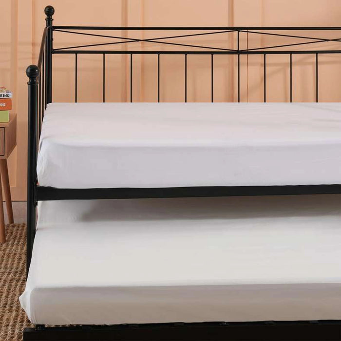 Spenser Day Bed With Trundle - 90X190 Cm - Black