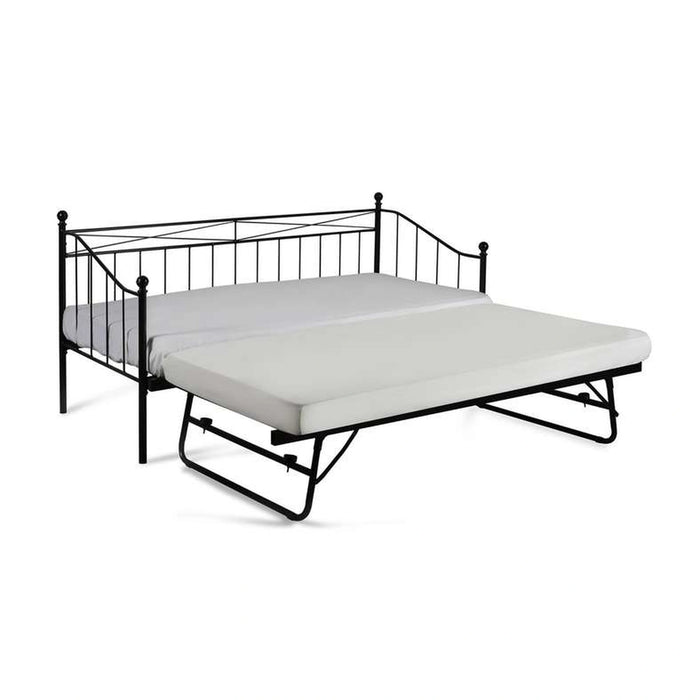 Spenser Day Bed With Trundle - 90X190 Cm - Black