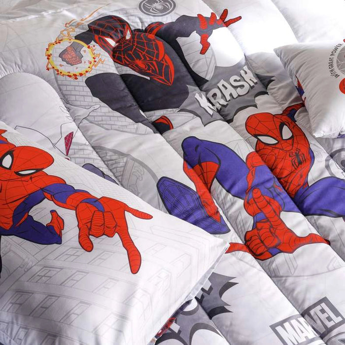 Spiderman 4 Piece Bed In A Bag 160X220Cm - Red