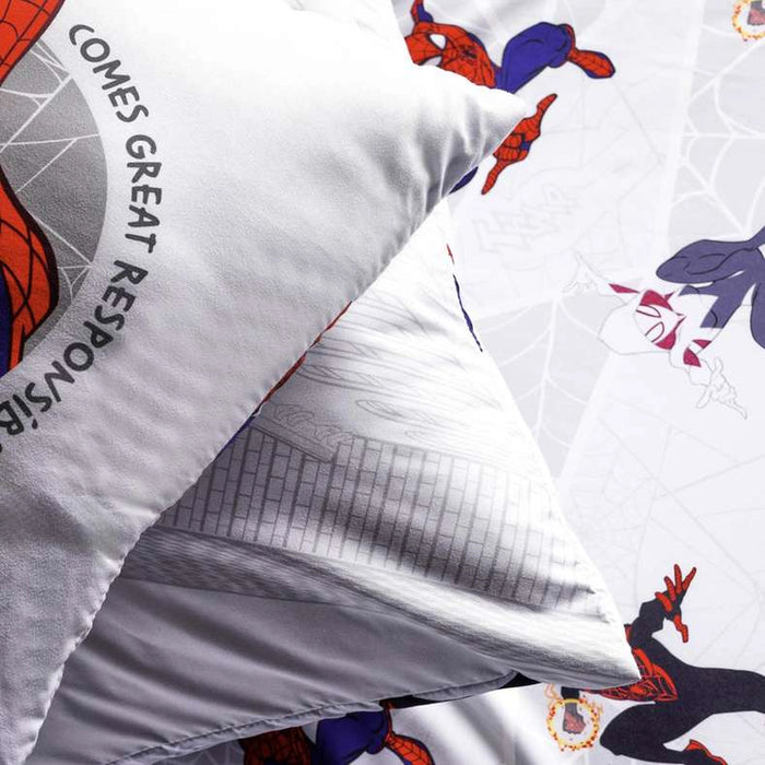 Spiderman 4 Piece Bed In A Bag 160X220Cm - Red