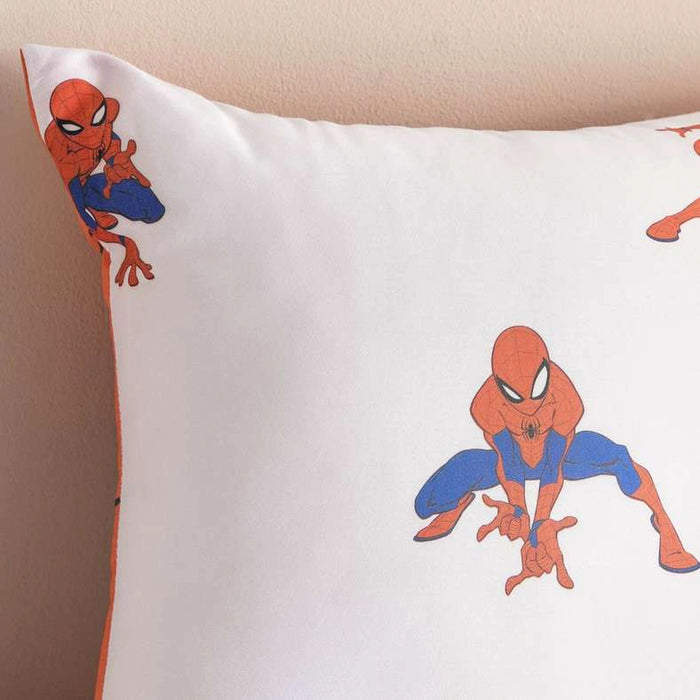 Spiderman Cotton Filled Cushion 40X40Cm - Red