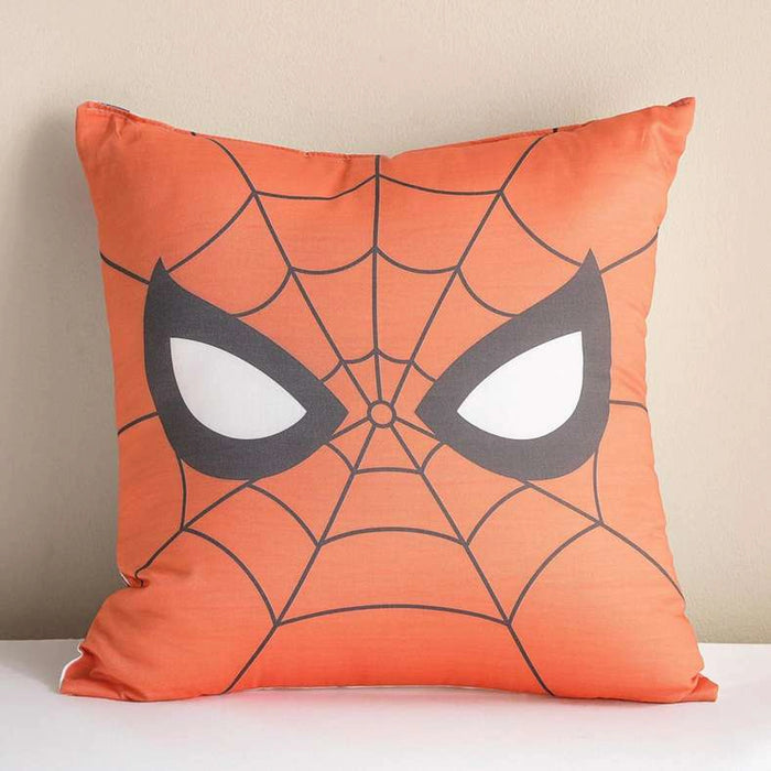 Spiderman Cotton Filled Cushion 40X40Cm - Red