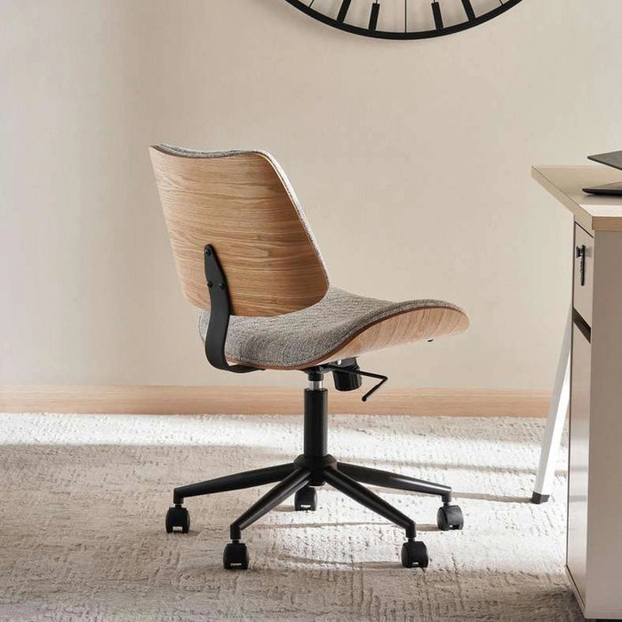 Spina Low Back Office Chair - Natural & Beige