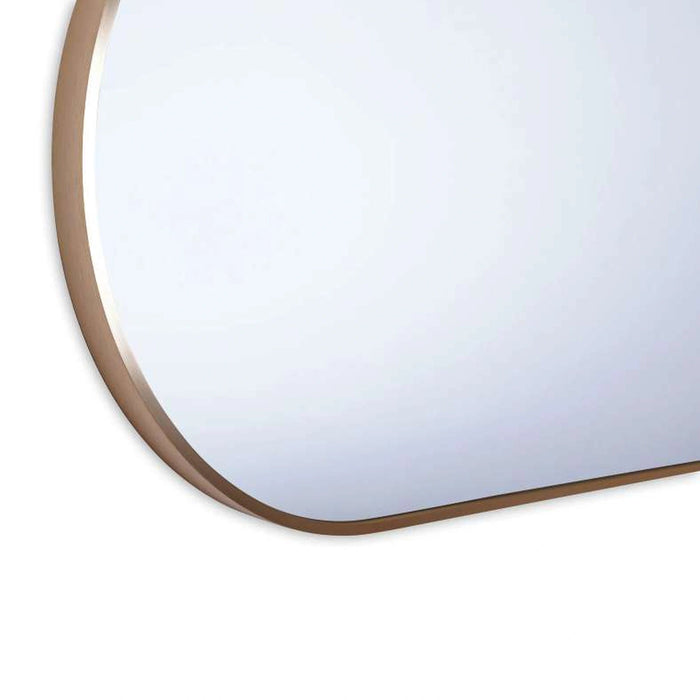 Spinzar Wall Mirror - Gold Pan Home