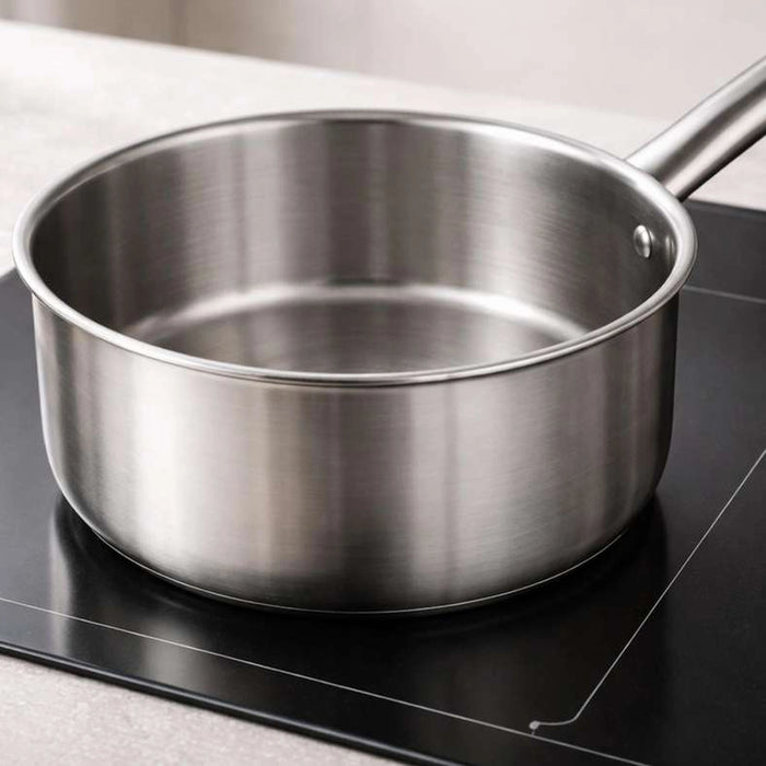 Splendor Triply Stainless Steel Sauce Pan Dia18Cm -Chrome