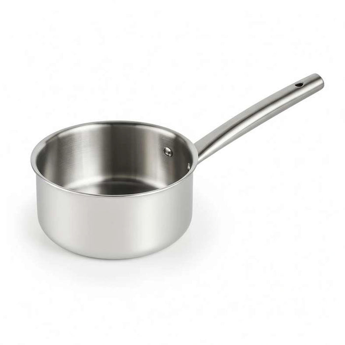 Splendor Triply Stainless Steel Sauce Pan Dia18Cm -Chrome