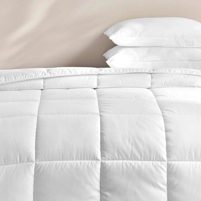 Spring Microfresh Easycare Single Duvet 135X200Cm - White