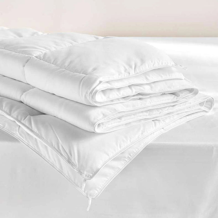 Spring Microfresh Easycare Single Duvet 135X200Cm - White