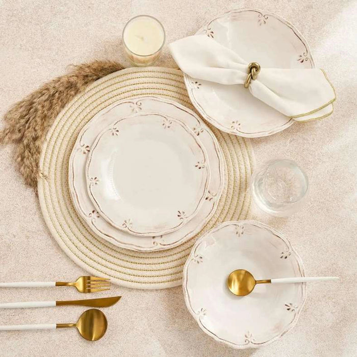 Sprinkle Melamine Soup Plate - Ivory Pan Home