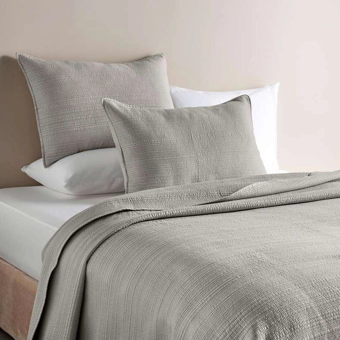 Spruce 3-Piece Stonewashed Stripe Bedspread Set 220X240Cm - Beige