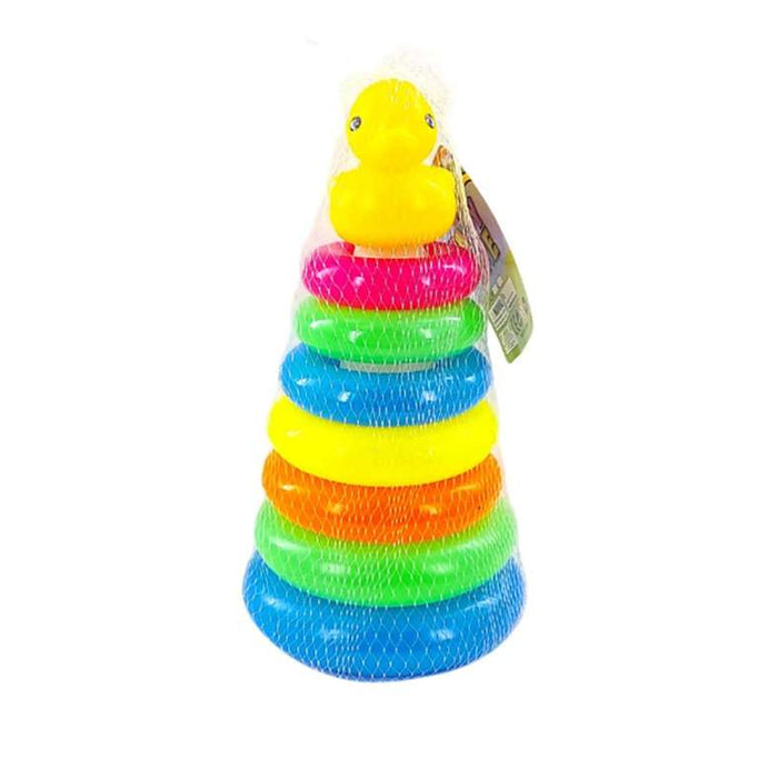 Stacking Multicolor 7 Rings Baby Toy- Multi