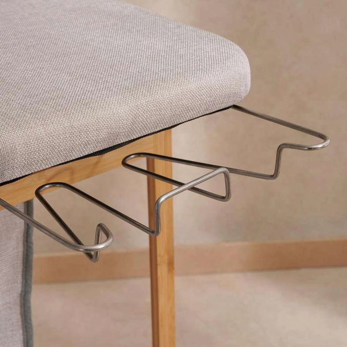 Stacy Multifuntional Bamboo Ironing Board Station 82X33X113Cm - Natural