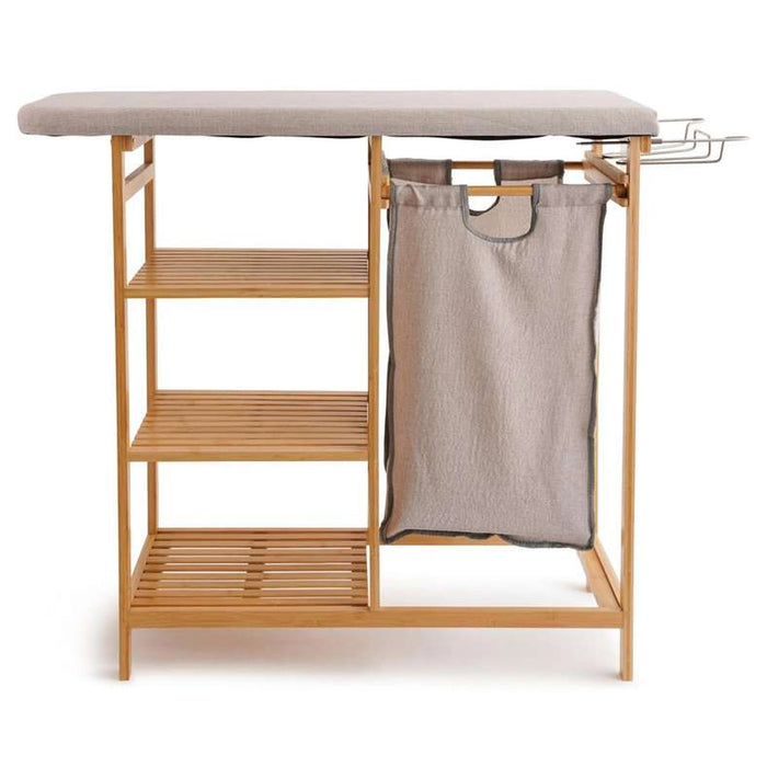 Stacy Multifuntional Bamboo Ironing Board Station 82X33X113Cm - Natural