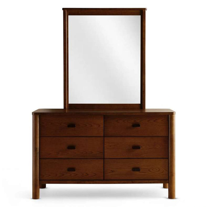 Stafford Dresser With Mirror - Brown