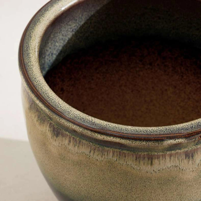 Stanely Ceramic Planter 22.5X22.5X22.5Cm - Brown