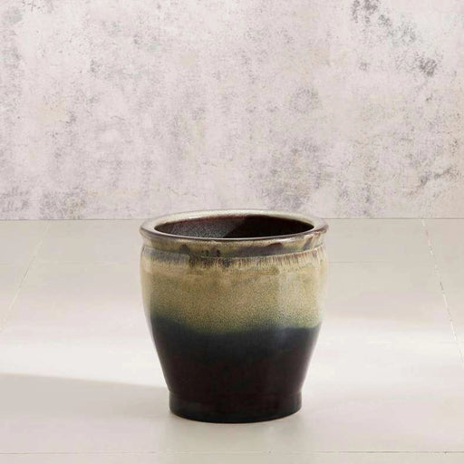 Stanely Ceramic Planter 22.5X22.5X22.5Cm - Brown PAN HOME
