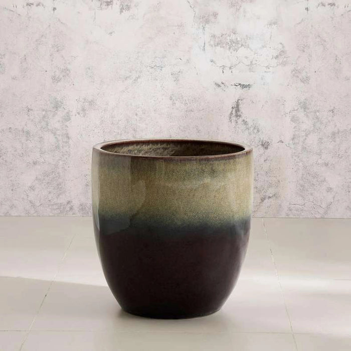 Stanely Ceramic Planter 40X40X40Cm - Brown