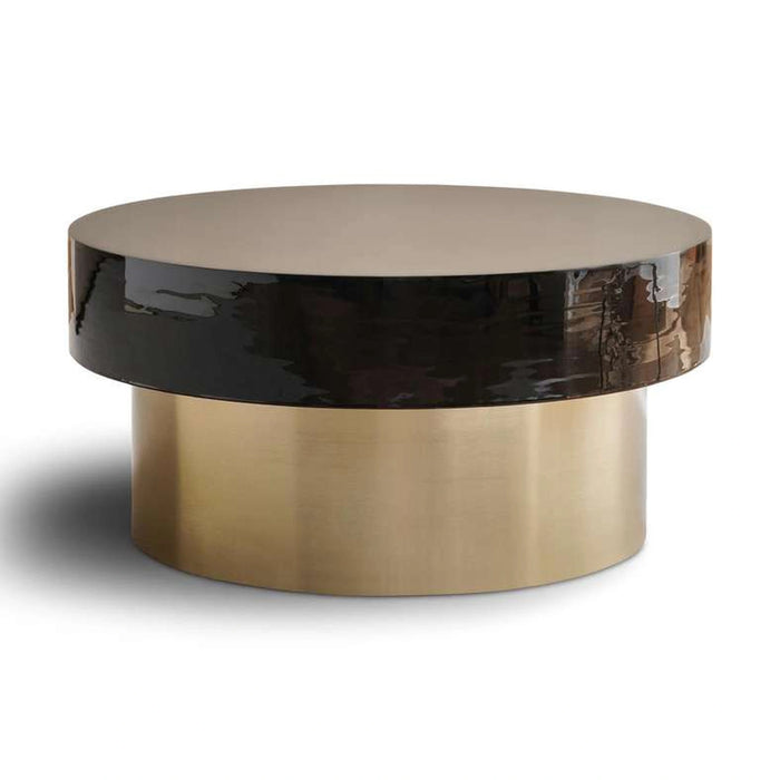 Staney Coffee Table - Black & Gold