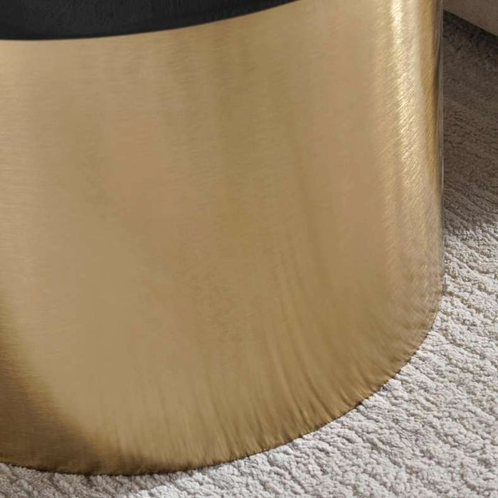 Staney End Table - Black & Gold