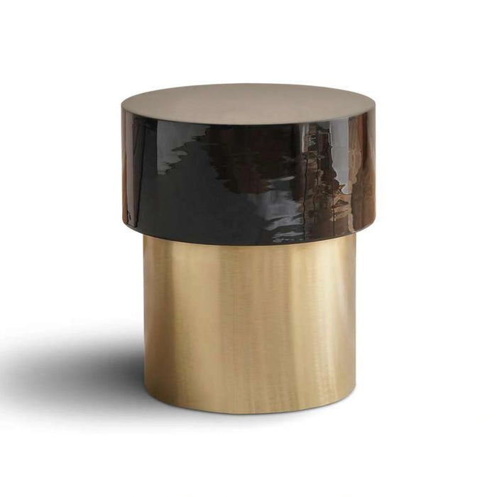 Staney End Table - Black & Gold