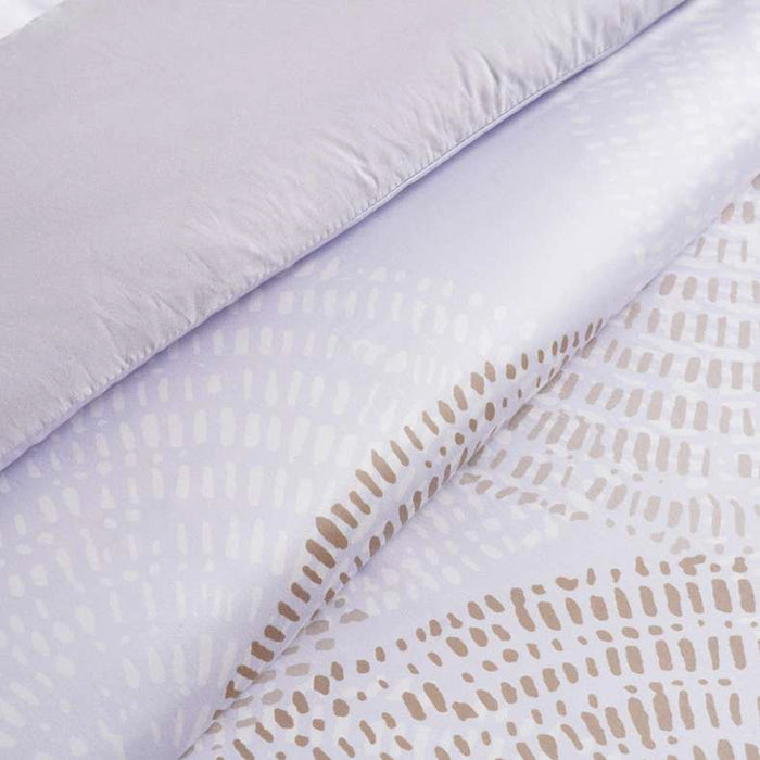 Stanford 3-Piece Tencel Printed King Comforter Set 240X260Cm - Beige