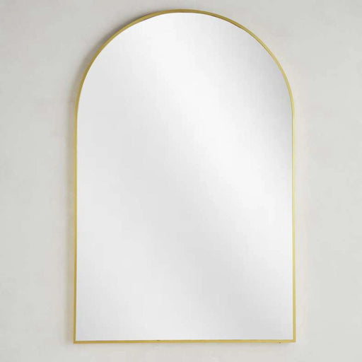 Stanley Metal Arch Wall Mirror 80X120Cm - Gold PAN HOME