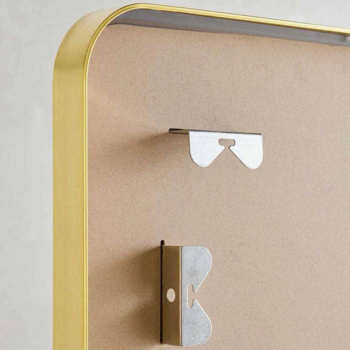 Stanley Metal Wall Mirror 60X90Cm - Gold