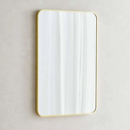 Stanley Metal Wall Mirror 60X90Cm - Gold PAN HOME