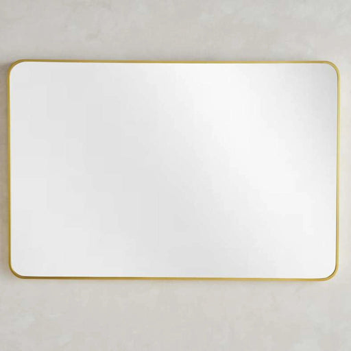 Stanley Metal Wall Mirror 80X120Cm - Gold PAN HOME