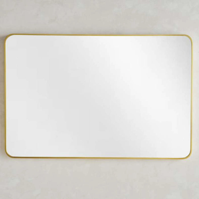 Stanley Metal Wall Mirror 80X120Cm - Gold